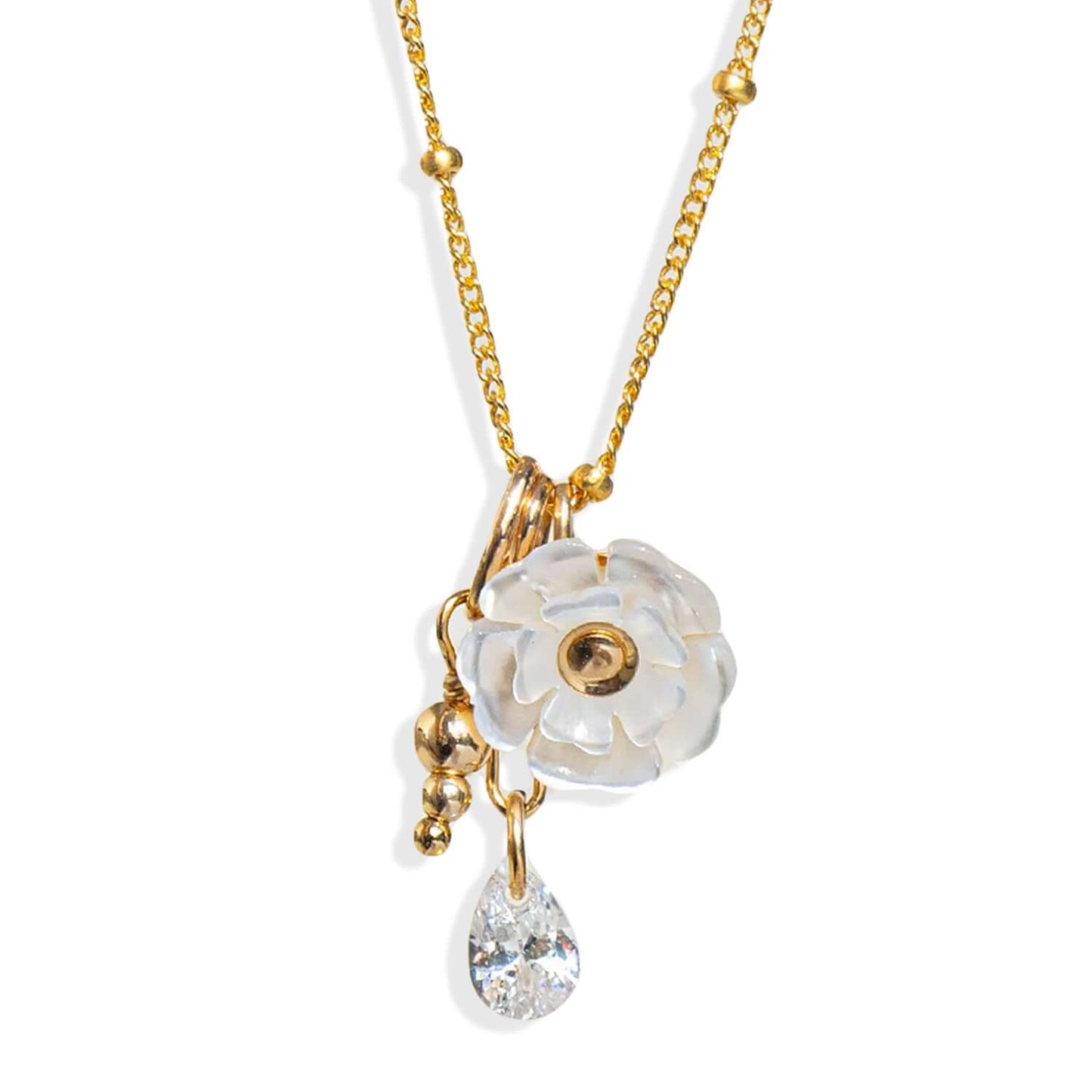 Pearl Flower Necklace - Kate Koel