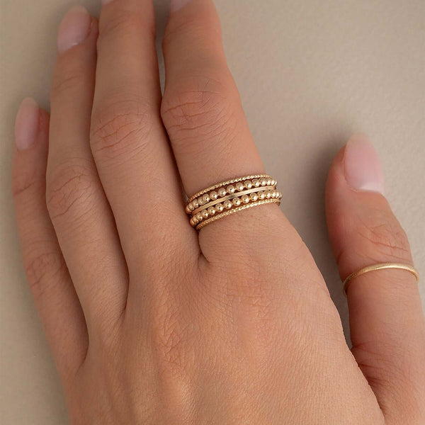 Pebble Stacking Ring Set - Kate Koel