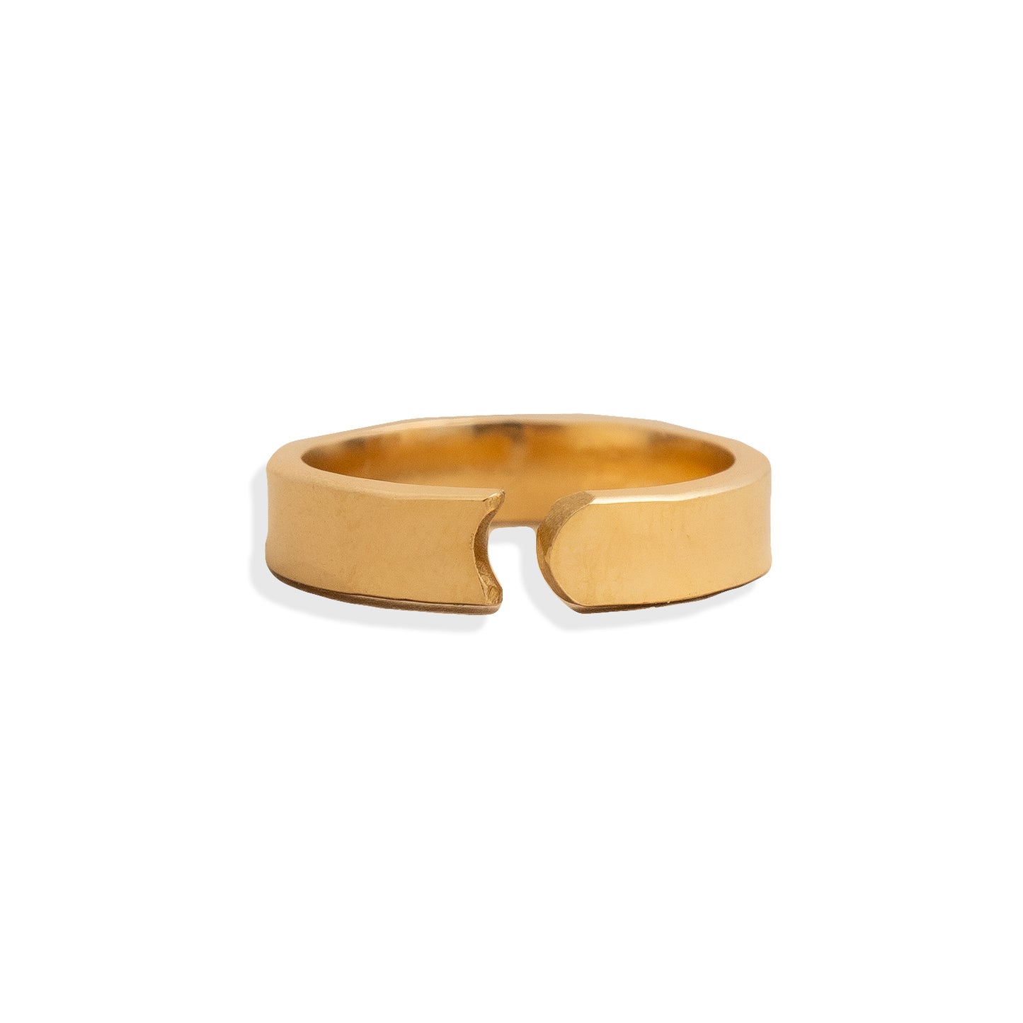 Luna Geometric Open Ring