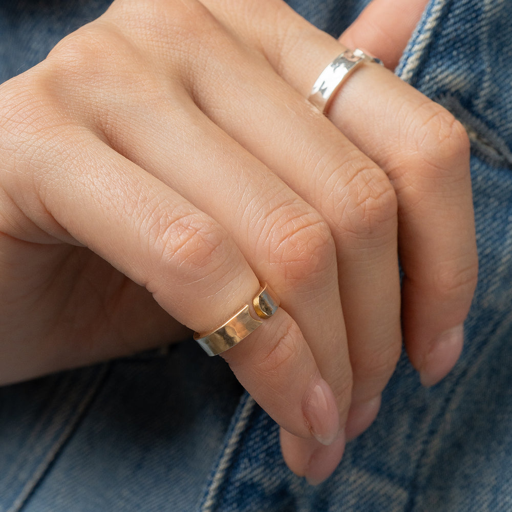 
                      
                        Luna Geometric Open Ring
                      
                    
