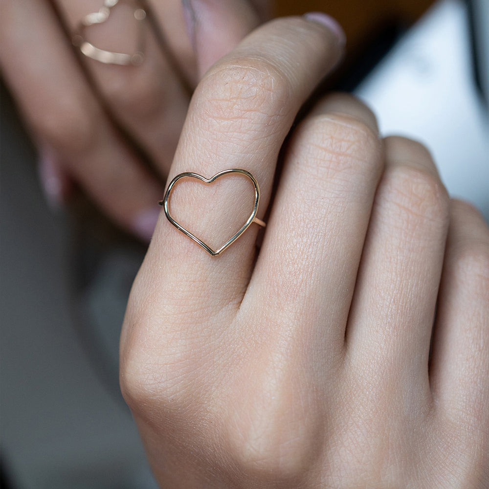 
                      
                        Gold Heart Ring
                      
                    