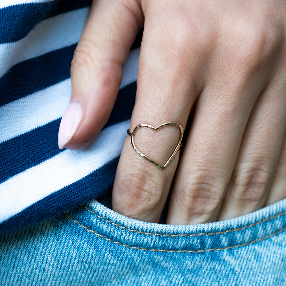 
                      
                        Gold Heart Ring
                      
                    