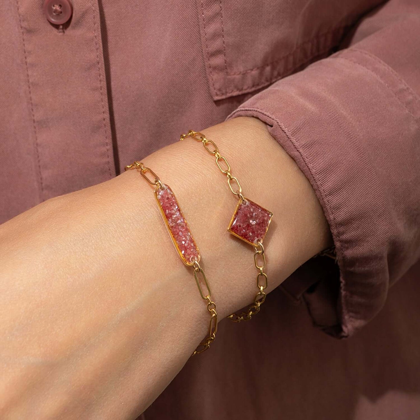 Rose Pink Bracelet - Kate Koel