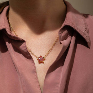 Rose Pink Necklace - Kate Koel