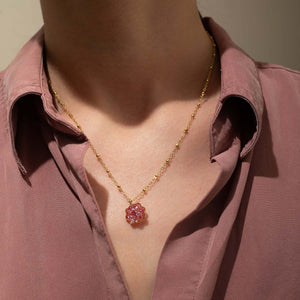 Rose Pink Necklace - Kate Koel