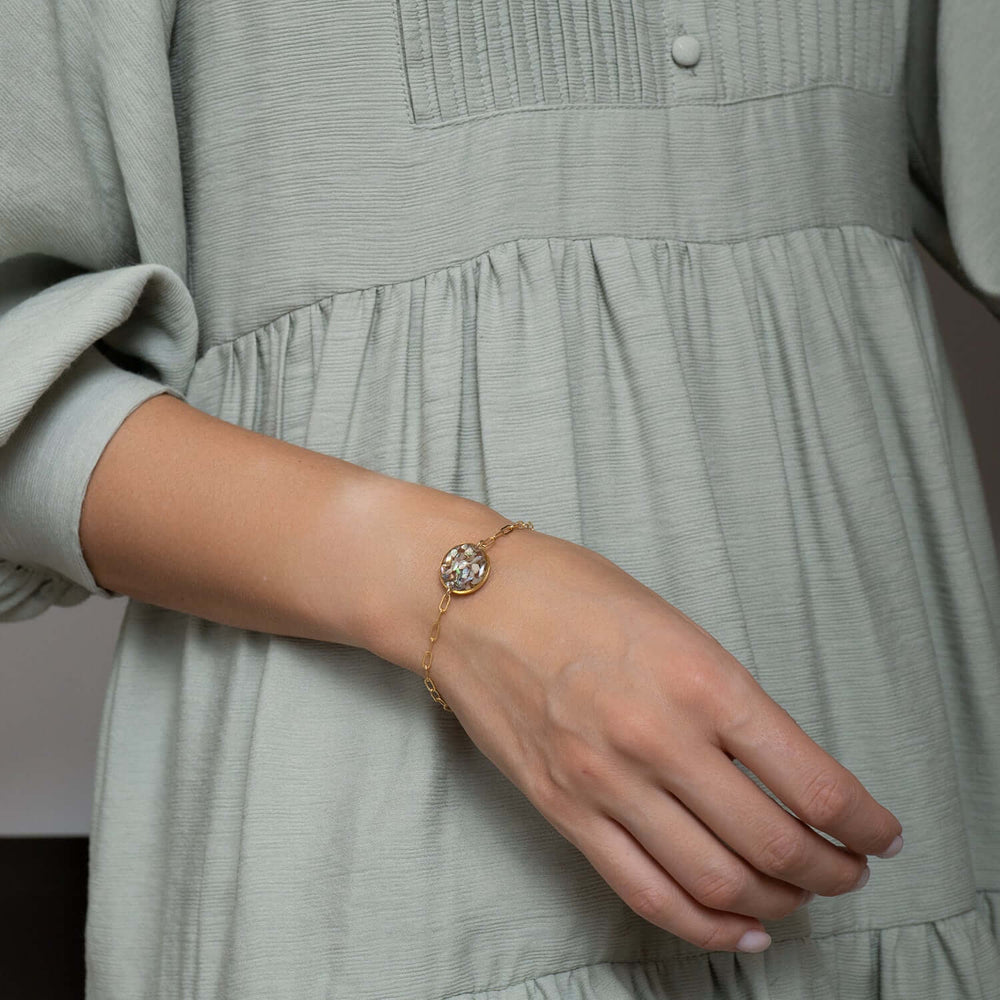 Round Abalone Bracelet - Kate Koel