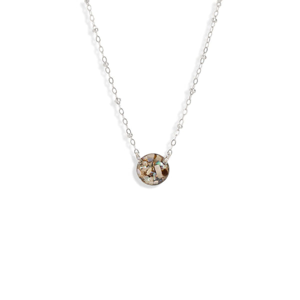 Round Abalone Shell Necklace - Kate Koel