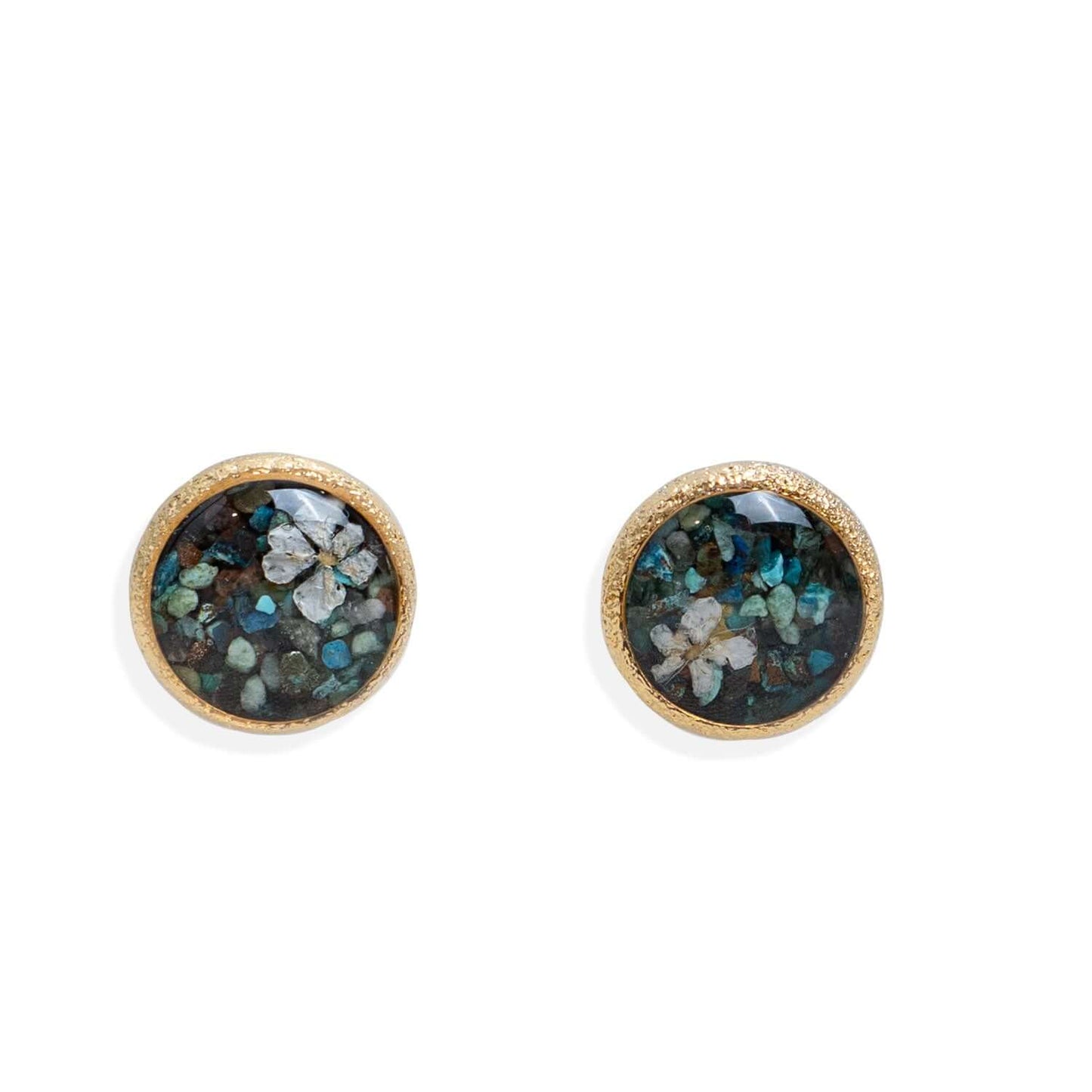 Round Flower Earrings - Kate Koel
