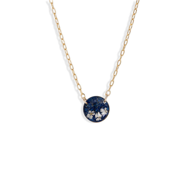 Round Gem Flower Necklace - Kate Koel