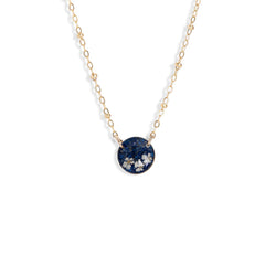 Round Gem Flower Necklace - Kate Koel