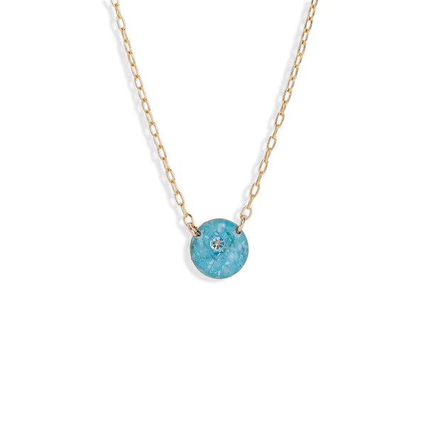 Round Gem Necklace - Kate Koel