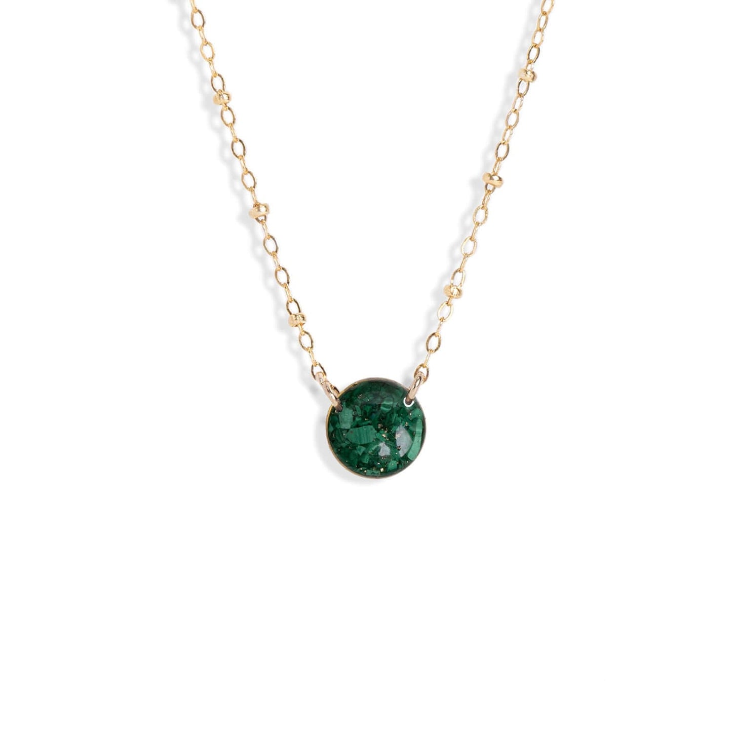 Round Gem Necklace - Kate Koel