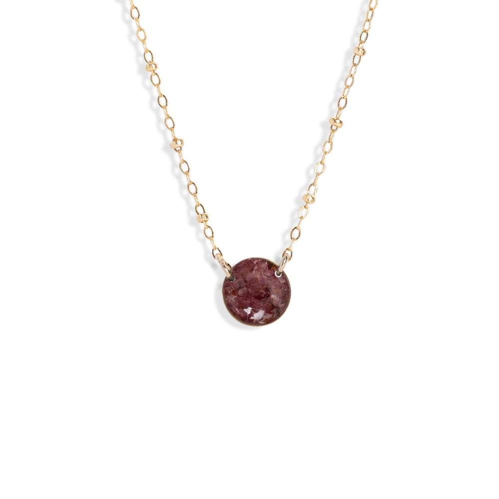 Round Gem Necklace - Kate Koel
