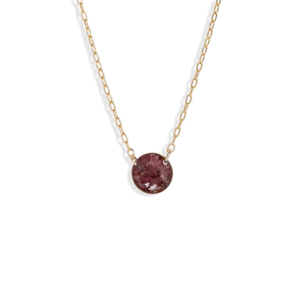Round Gem Necklace - Kate Koel