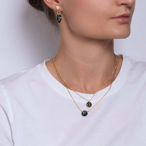 Round Gem Necklace - Kate Koel