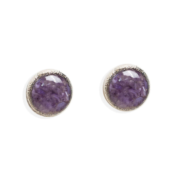Round Gemstone Studs - Kate Koel