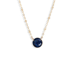 Round Lapis Necklace - Kate Koel