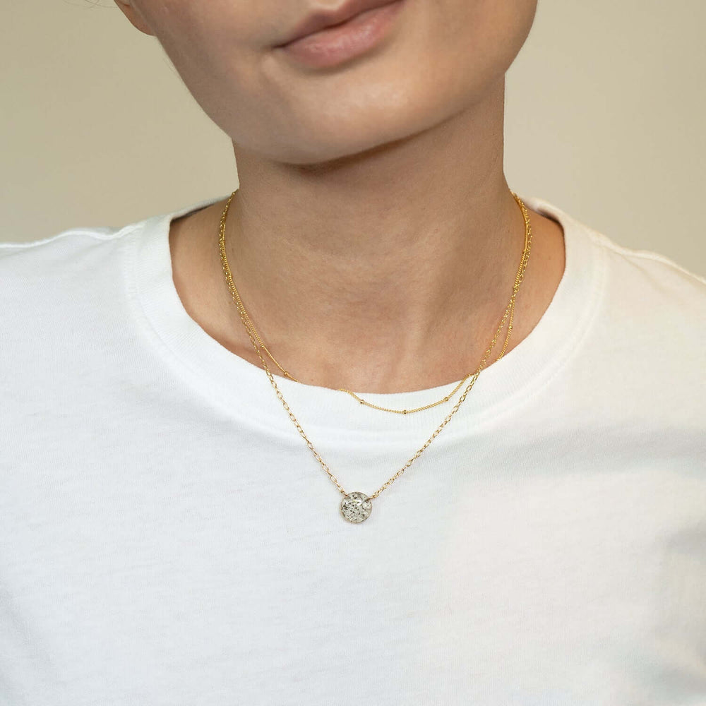 Round Ocean Blue Necklace - Kate Koel