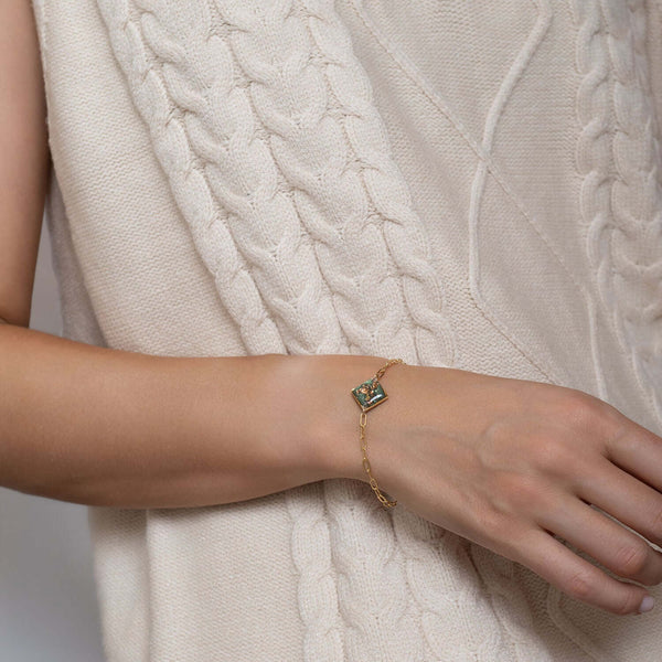 Shimmer Square Bracelet - Kate Koel
