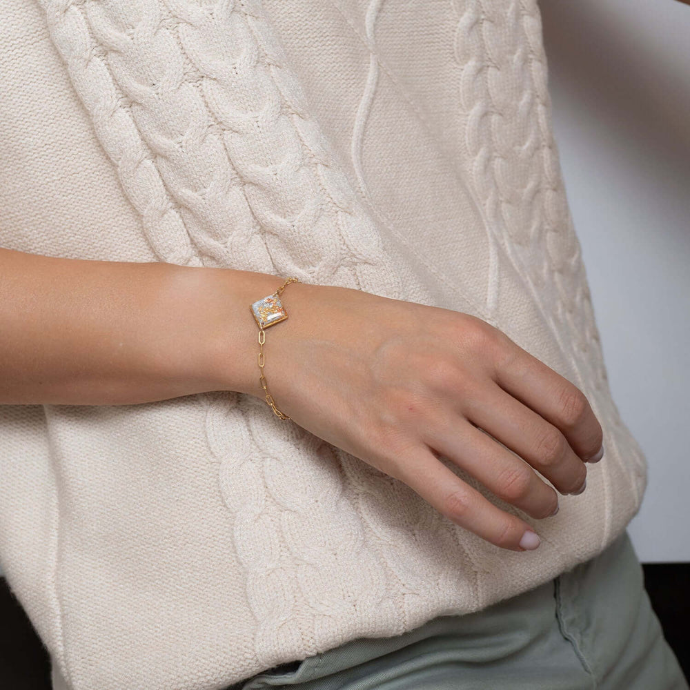 Shimmer Square Bracelet - Kate Koel