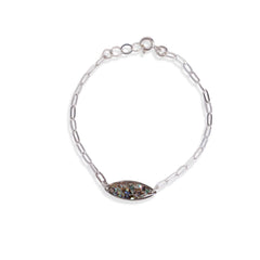 Silver Abalone Oval Bracelet - Kate Koel
