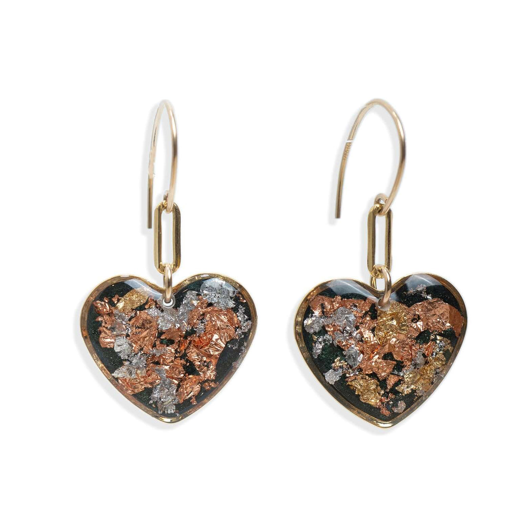 Singing Forest Heart Earrings - Kate Koel
