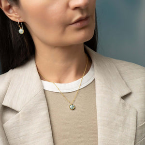 Small Circle Flower Necklace - Kate Koel