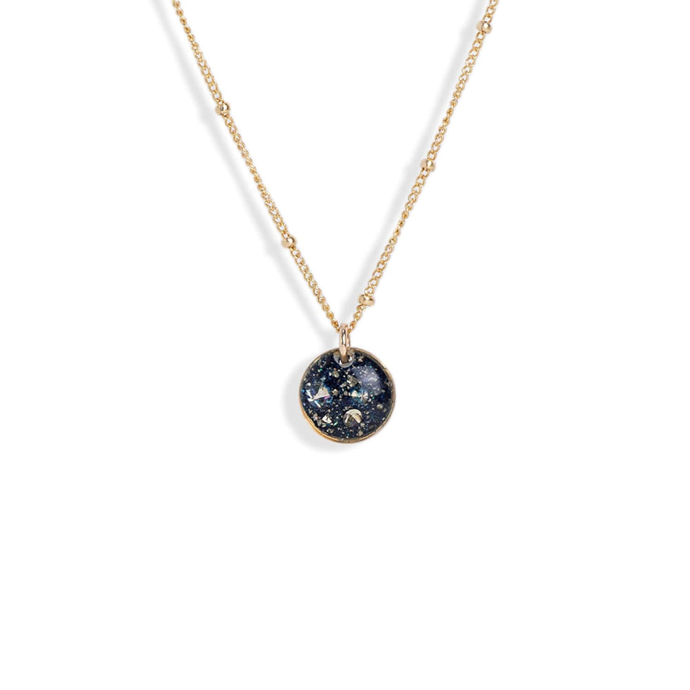 Small Circle Gem Necklace - Kate Koel