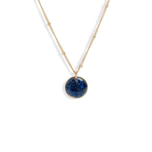 Small Circle Gem Necklace - Kate Koel