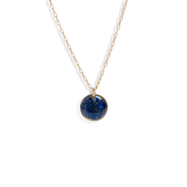 Small Circle Gem Necklace - Kate Koel