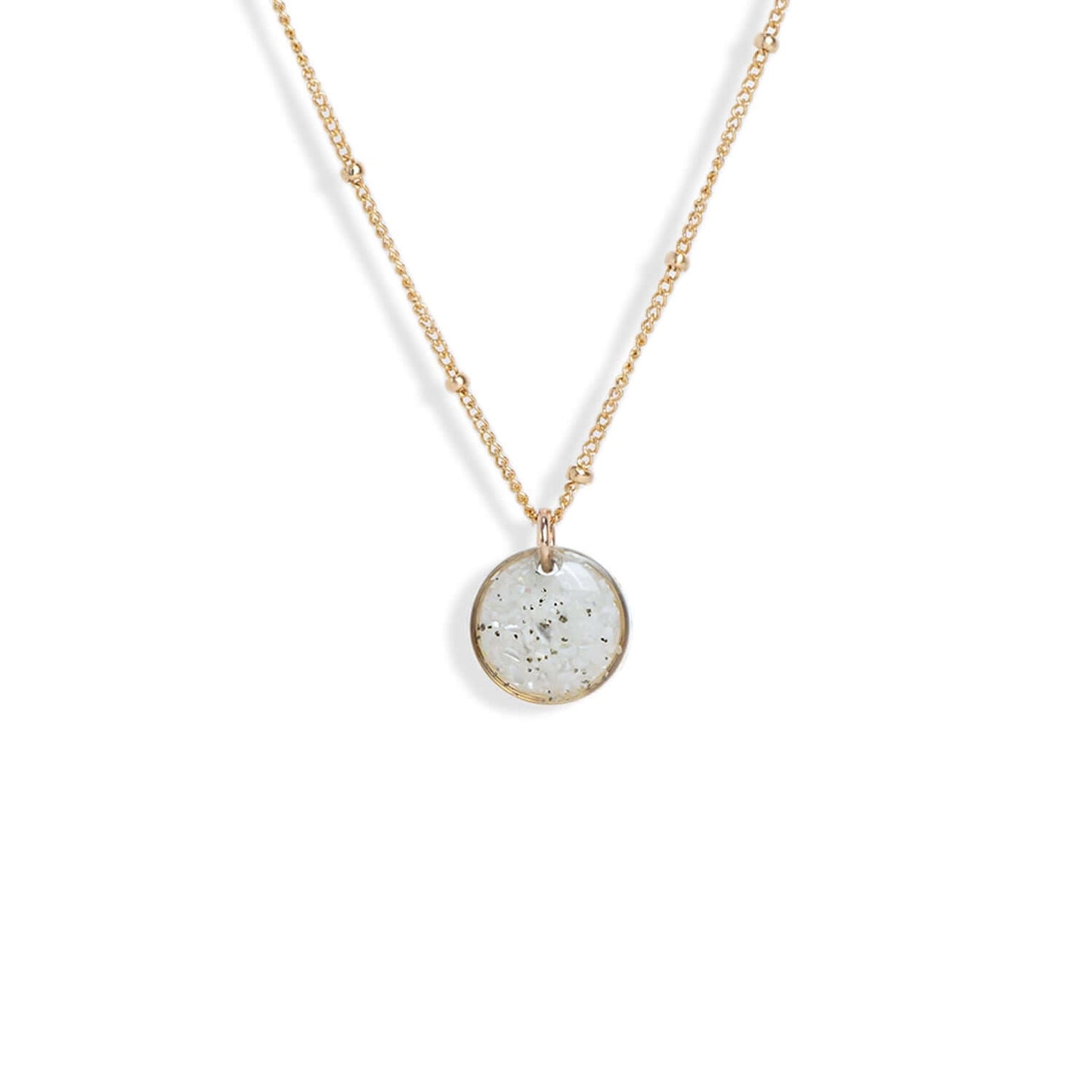 Small Circle Howlite Necklace - Kate Koel