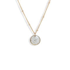 Small Circle Howlite Necklace - Kate Koel