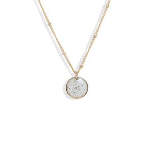 Small Circle Howlite Necklace - Kate Koel