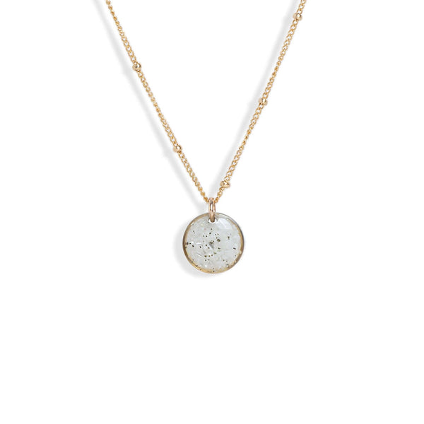 Small Circle Howlite Necklace - Kate Koel