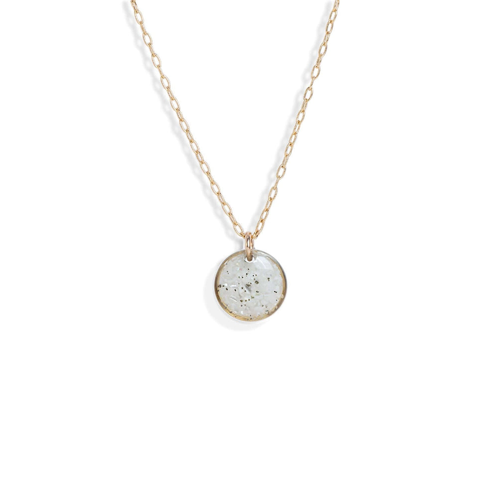 Small Circle Howlite Necklace - Kate Koel
