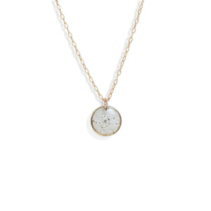 Small Circle Howlite Necklace - Kate Koel