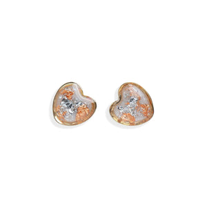 Small Heart Stud Earrings - Kate Koel
