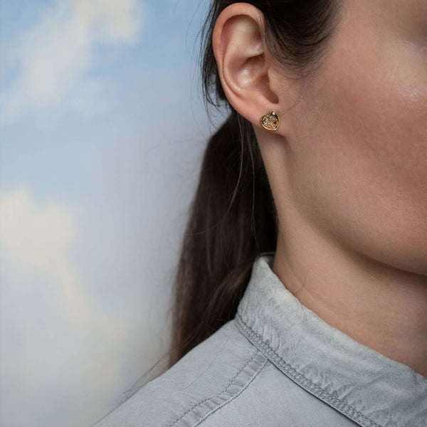 Small Heart Stud Earrings - Kate Koel