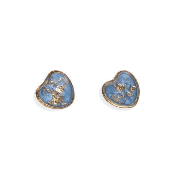 Small Heart Stud Earrings - Kate Koel