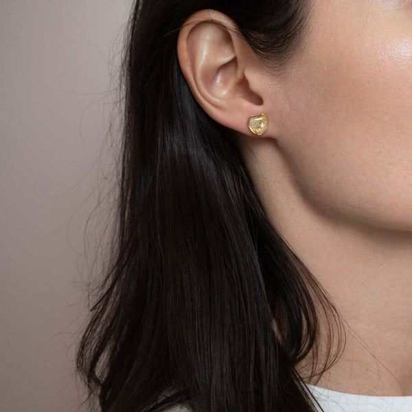 Small Heart Stud Earrings - Kate Koel