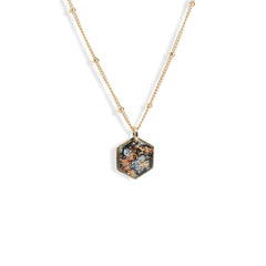 Small Hexagon Fall Necklace - Kate Koel