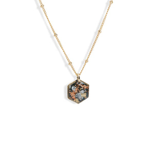 Small Hexagon Fall Necklace - Kate Koel