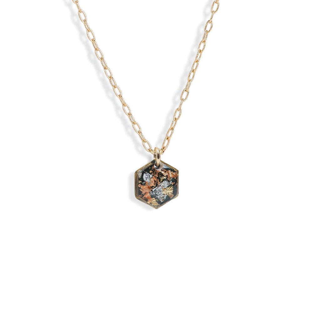 Small Hexagon Fall Necklace - Kate Koel