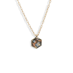 Small Hexagon Fall Necklace - Kate Koel
