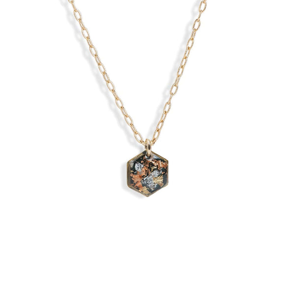 Small Hexagon Fall Necklace - Kate Koel