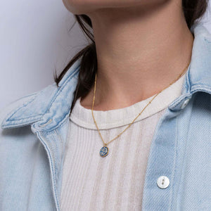 Small Hexagon Flower Necklace - Kate Koel