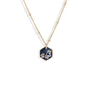 Small Hexagon Flower Necklace - Kate Koel