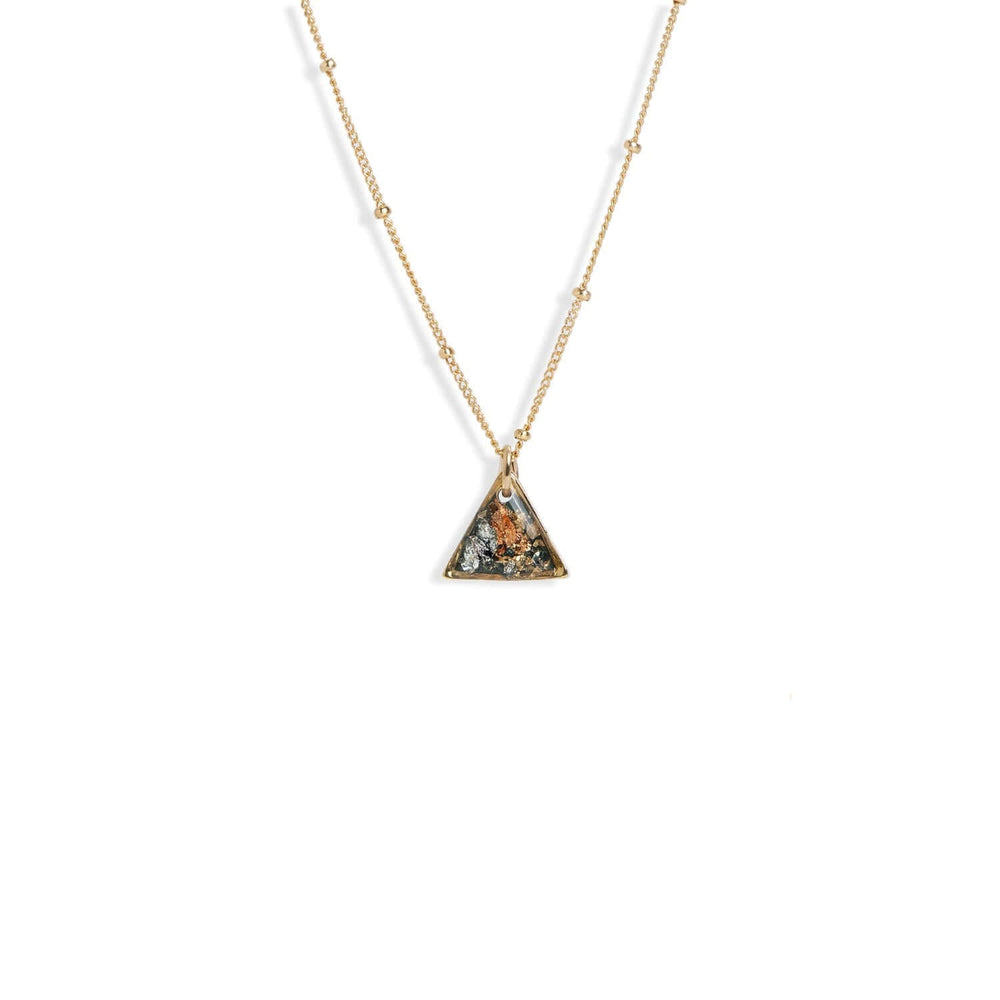 Small Triangle Fall Necklace - Kate Koel