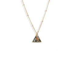 Small Triangle Fall Necklace - Kate Koel