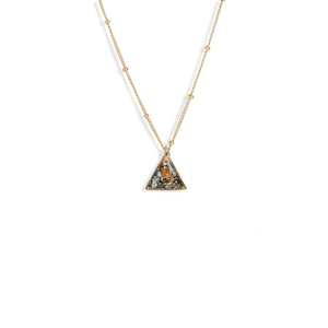 Small Triangle Fall Necklace - Kate Koel